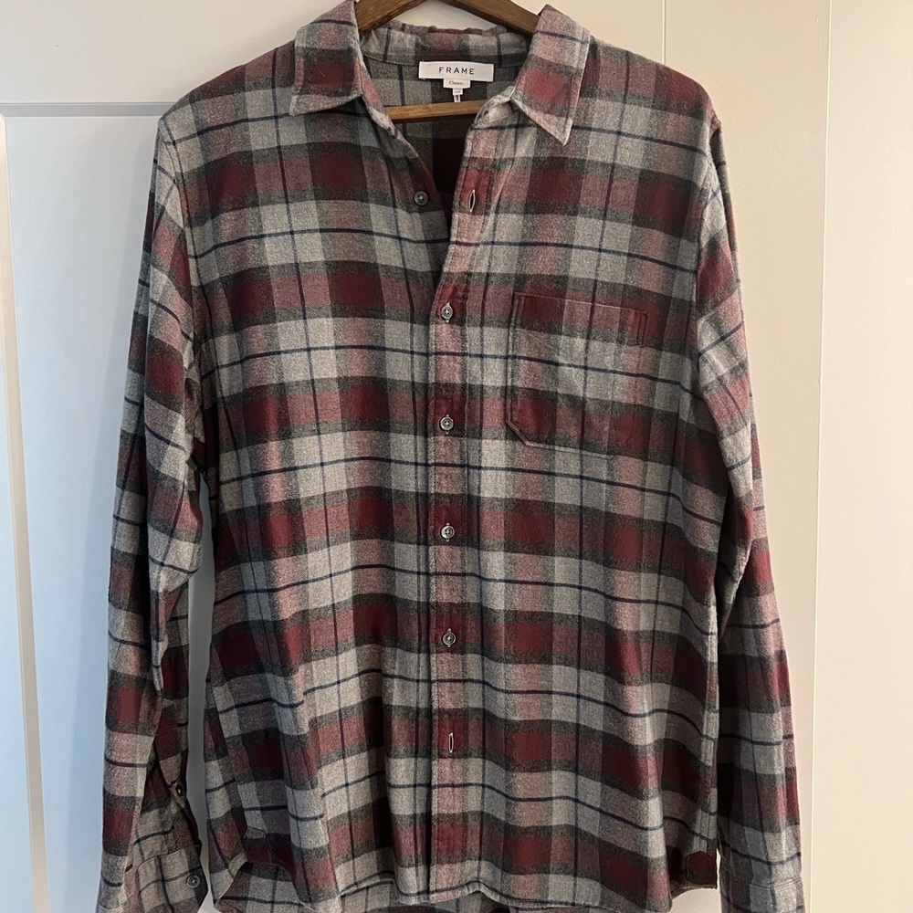 Mens Frame Cotton Button Down